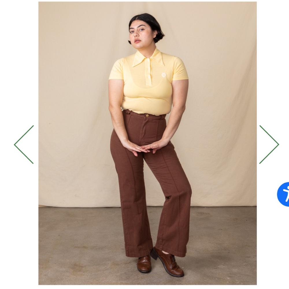 Big bud Press WESTERN PANTS FUDGESICLE BROWN XS